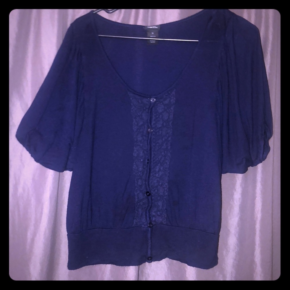 Rue21 blue blouse